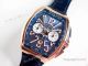 2019 Copy Franck Muller Vanguard Yachting Swiss 7750 Watch Rose Gold Blue Face (3)_th.jpg